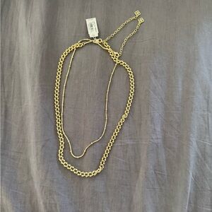 Kendra Scott Gold Necklace Artistic Wire Design